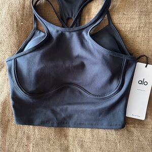ALO Yoga Black Seamless Sports Bra